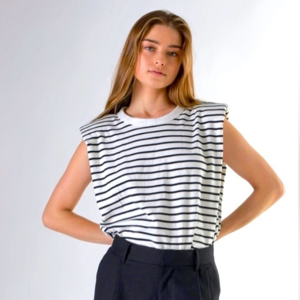 Zara Shoulder Pad Top